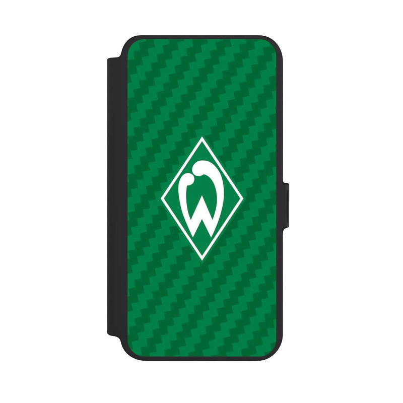 Galaxy S25 + NIVOflip Carbonlook - Werder Bremen