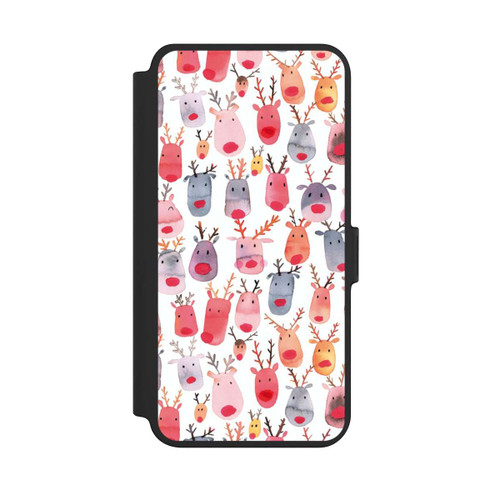 Samsung Galaxy S25+  NIVOflip  Niedliches Rentieraquarell