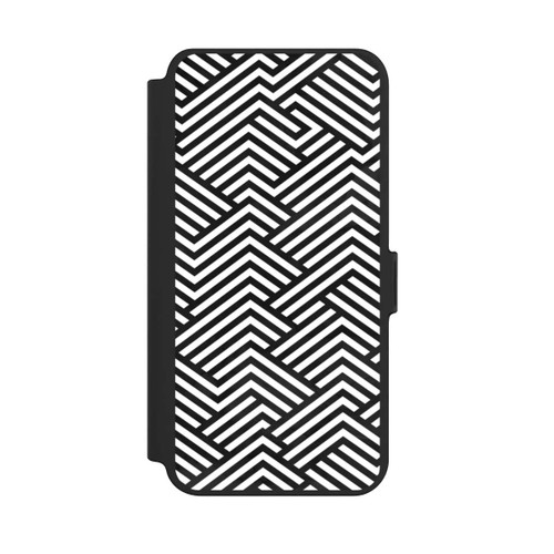 Samsung Galaxy S25+  NIVOflip ZigZag noir et blanc