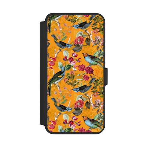 Samsung Galaxy S25+  NIVOflip Tapete mit Vögeln und Blumen