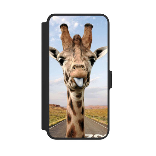 Samsung Galaxy S25+  NIVOflip Giraffe auf der Straße