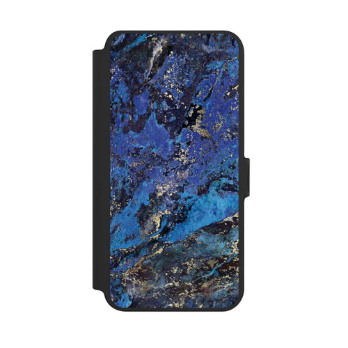 Samsung Galaxy S25+  NIVOflip Lapislazuli blau und gold