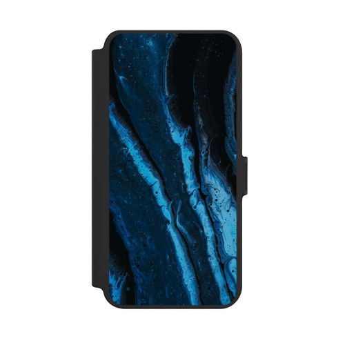 Samsung Galaxy S25+  NIVOflip Blue oil texture
