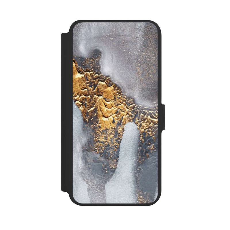 Galaxy S25 + NIVOflip Concrete Gold Glitter Look