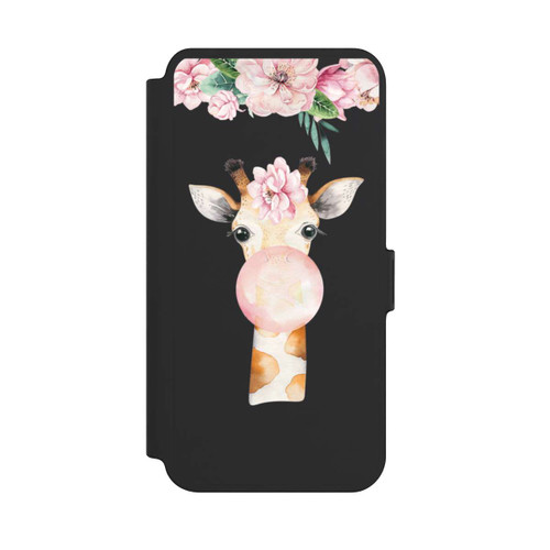 Samsung Galaxy S25+  NIVOflip Cute Giraffe with Chewing Gum