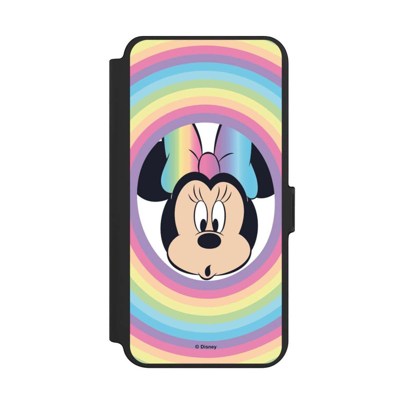 Galaxy S25 + NIVOflip Minnie Arc-en-ciel Rond