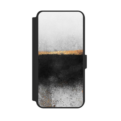 Samsung Galaxy S25+  NIVOflip Ruß und Golddruck