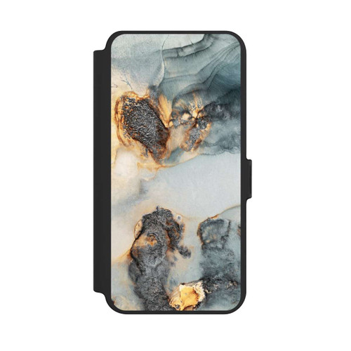 Samsung Galaxy S25+  NIVOflip Flutwellen Golddruck