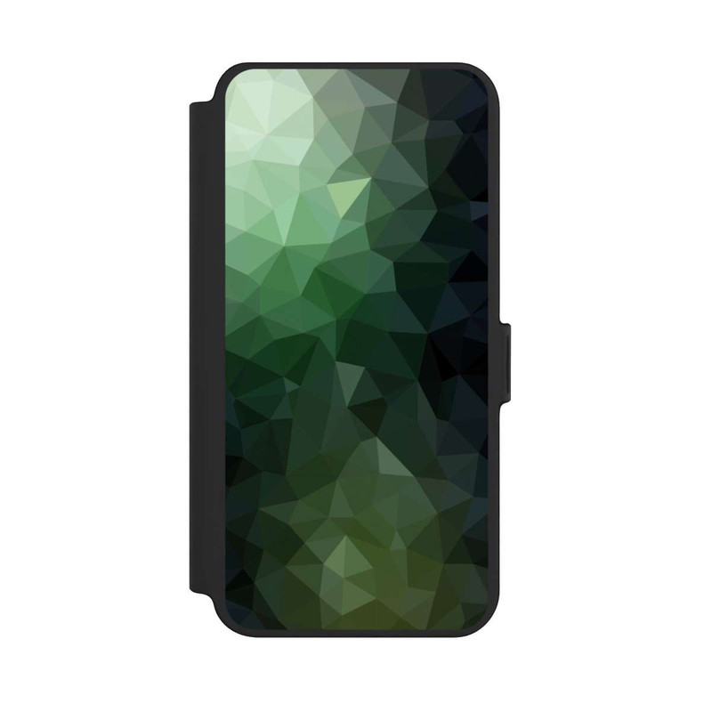 Galaxy S25 + NIVOflip Polygonal Mosaic Green