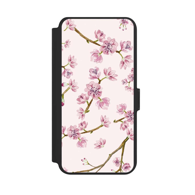 Galaxy S25 + NIVOflip Fleurs de Cerisier Rose