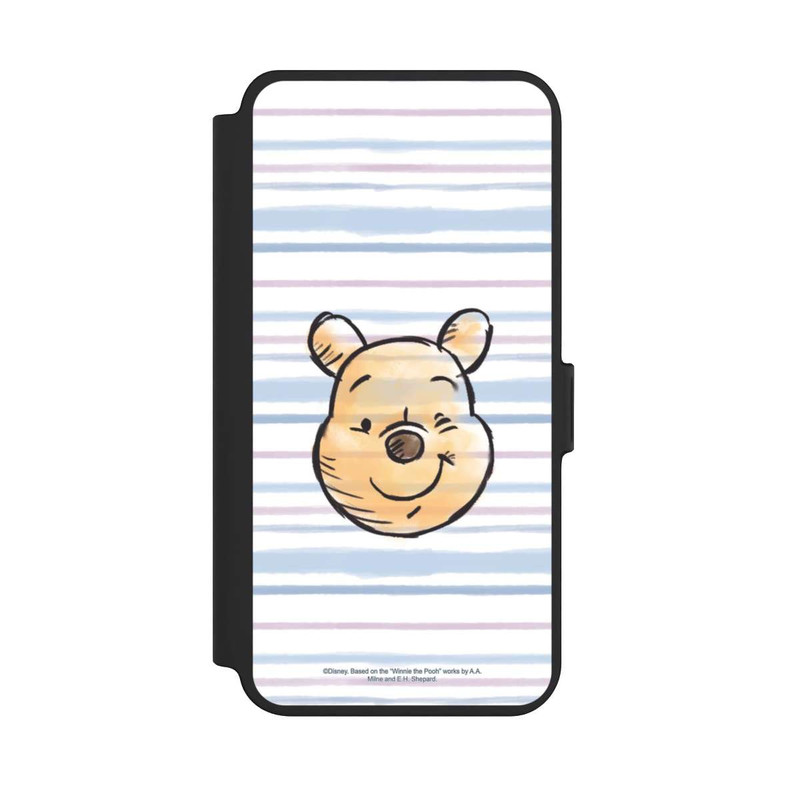 Galaxy S25 + NIVOflip Winnie Puuh auf Streifen