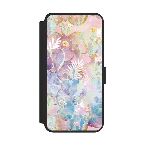 Samsung Galaxy S25+  NIVOflip Watercolor Flowering Cacti