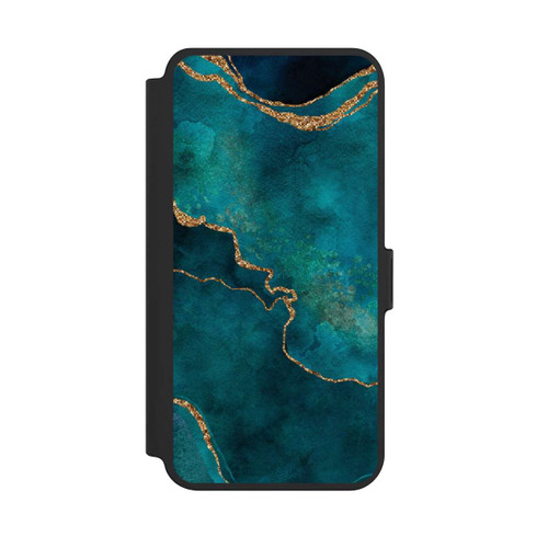 Samsung Galaxy S25+  NIVOflip Edelstein glänzend aquamarin