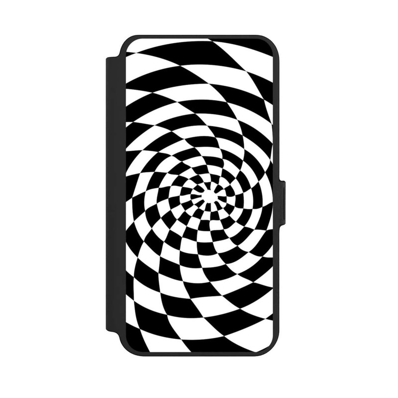 Galaxy S25 + NIVOflip Illusion en noir et blanc