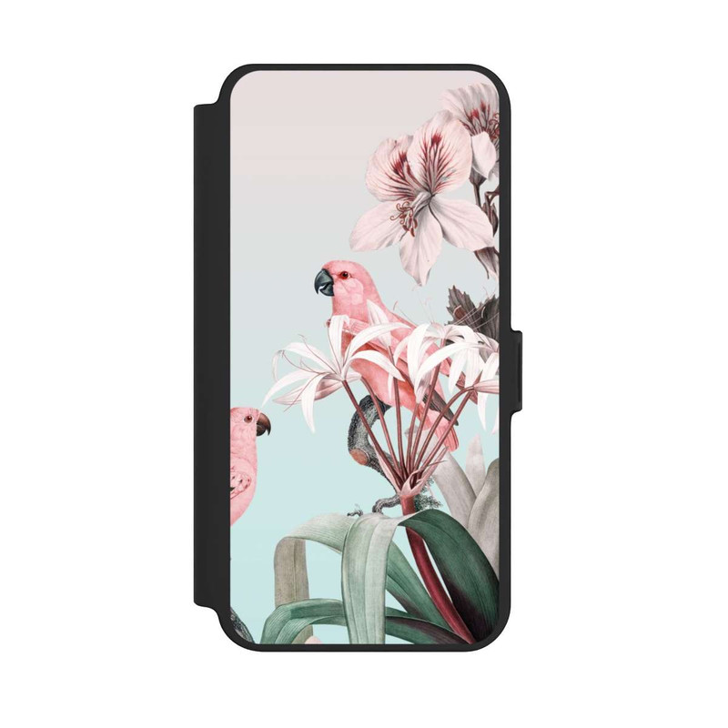 Galaxy S25 + NIVOflip Paradis des perroquets pastel