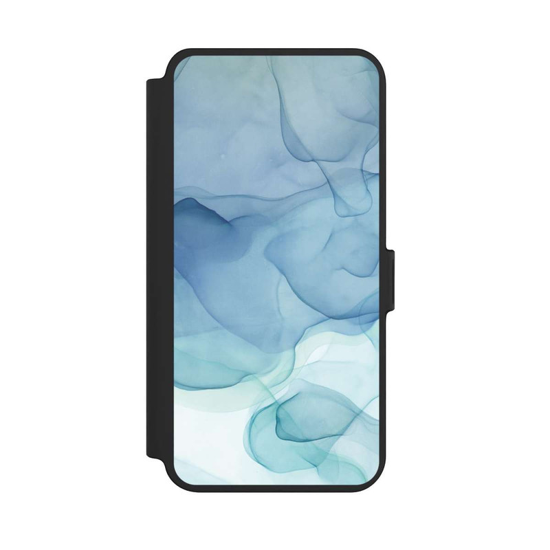 Galaxy S25 + NIVOflip Flüssige Kunst kühler Morgen