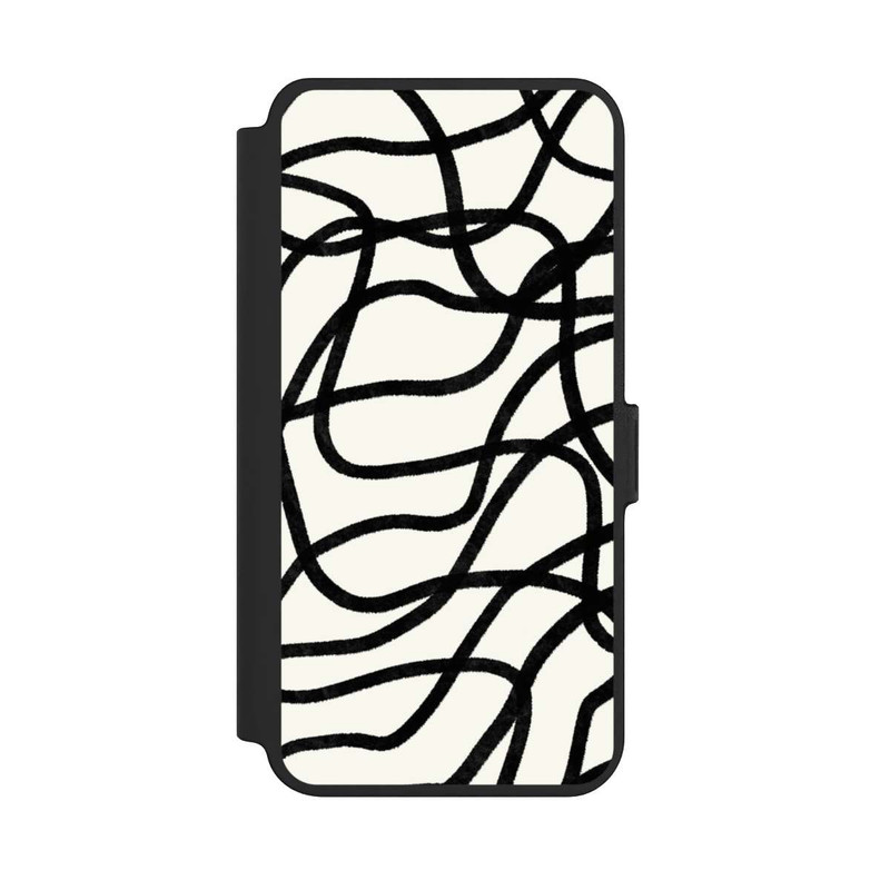 Galaxy S25 + NIVOflip Schwarze Linien