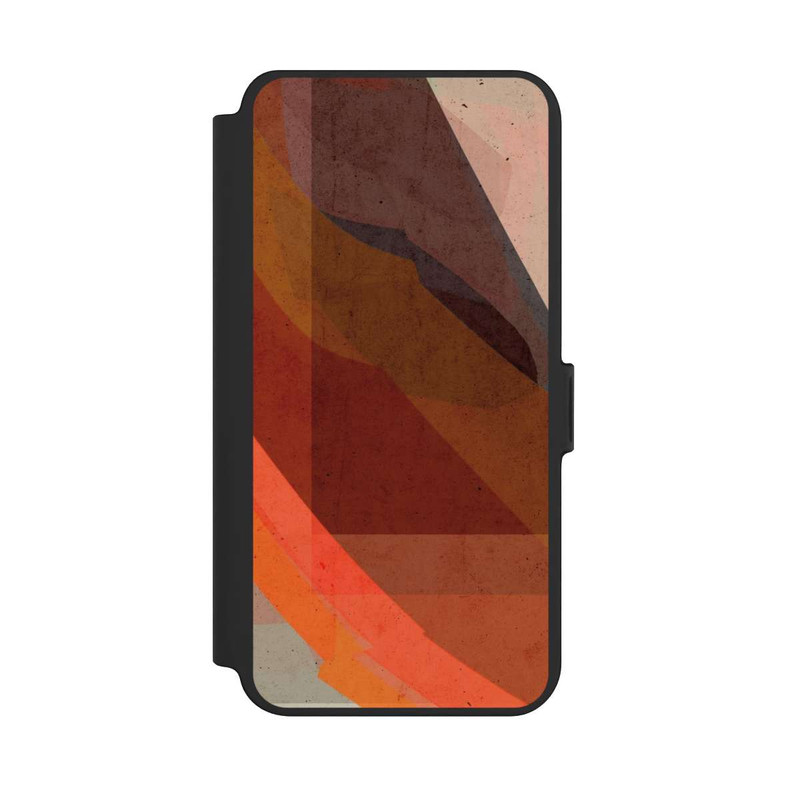 Galaxy S25 + NIVOflip Vague rouge rouille