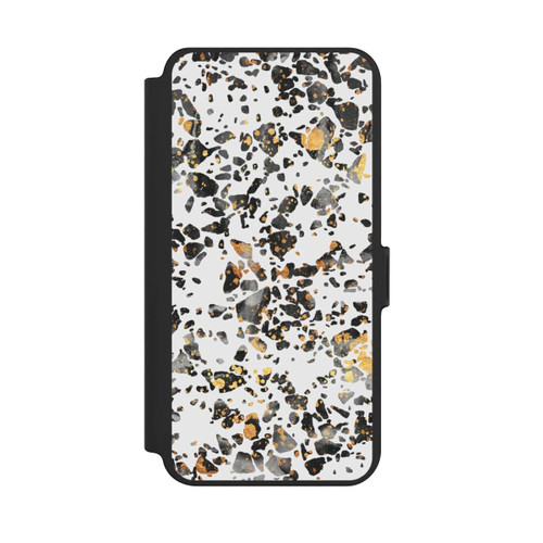 Samsung Galaxy S25+  NIVOflip Gold Speckled Terrazzo