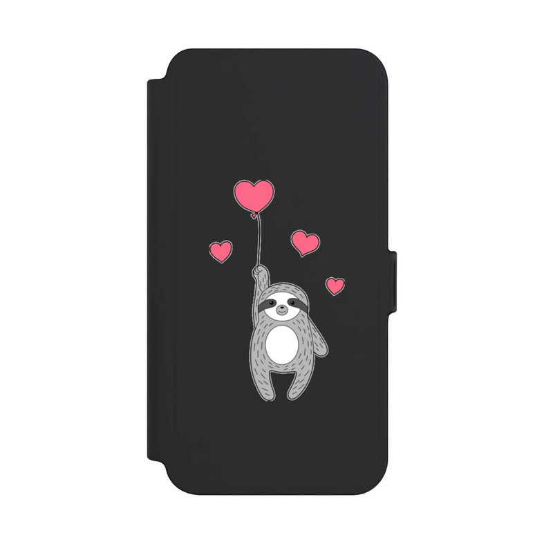 Galaxy S25 + NIVOflip Love Sloth Transparent