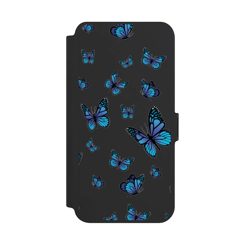 Galaxy S25 + NIVOflip Motif papillon transparent