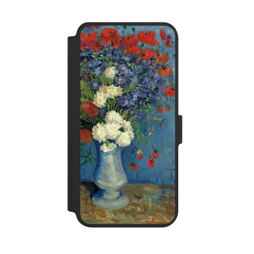 Samsung Galaxy S25+  NIVOflip Stillleben Vase mit Kornblumen und Mohnblumen von Vincent Van Gogh