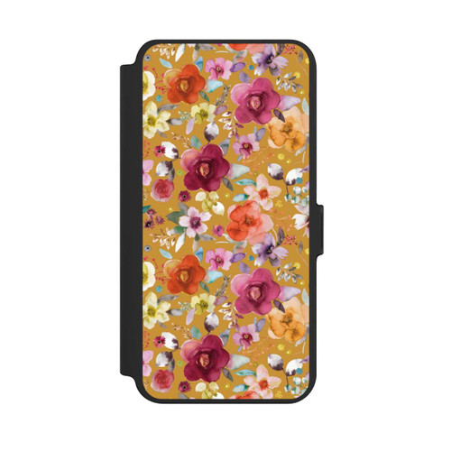 Samsung Galaxy S25+  NIVOflip Spring Floral Bouquets Mustard