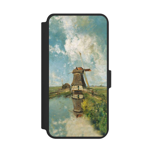 Samsung Galaxy S25+  NIVOflip A Windmill on a Polder Waterway