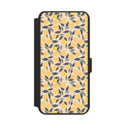 Samsung Galaxy S25+  NIVOflip Rosa Zitronen-Muster