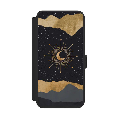 Samsung Galaxy S25+  NIVOflip Sternennacht Gold