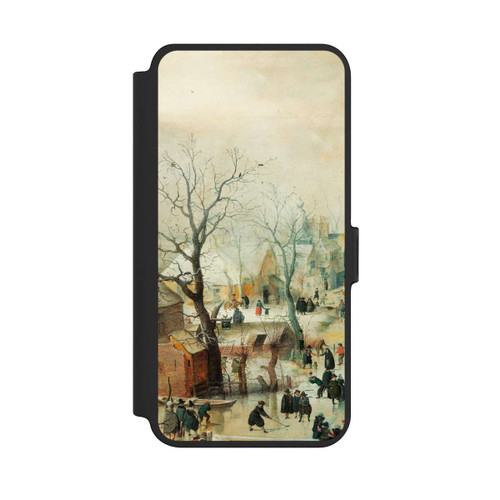 Samsung Galaxy S25+  NIVOflip Winter Landscape with Ice Skaters - Hendrick Avercamp