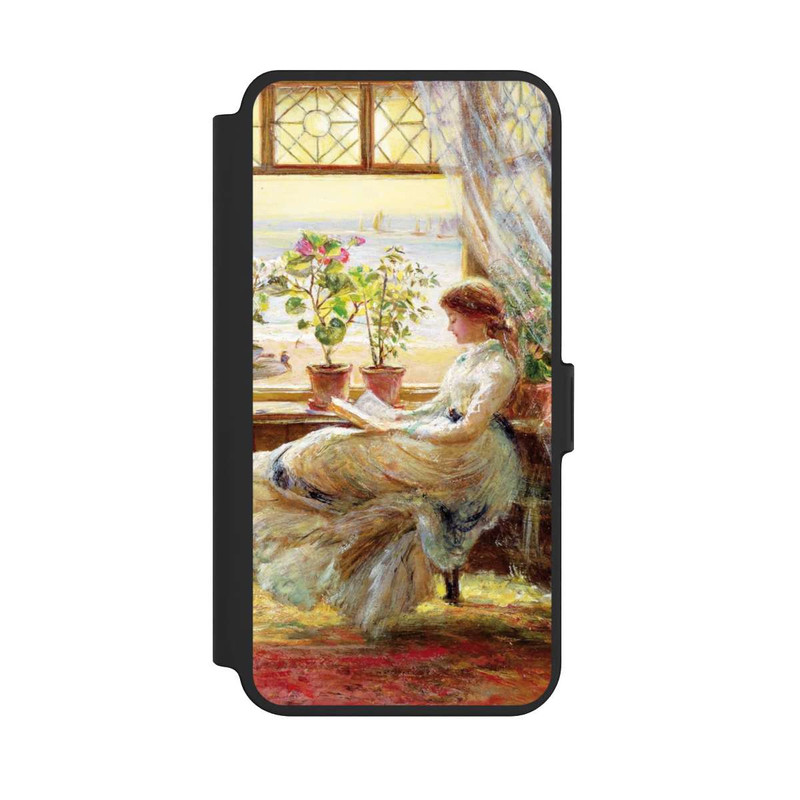 Galaxy S25 + NIVOflip Die Lesende - Charles James Lewis