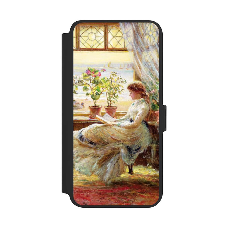 Galaxy S25 + NIVOflip Die Lesende - Charles James Lewis