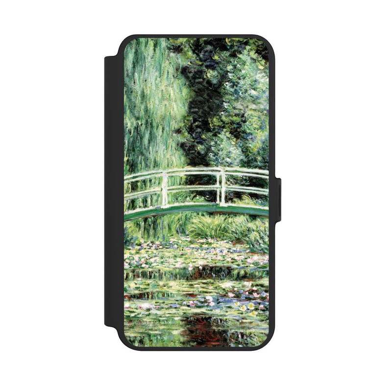 Galaxy S25 + NIVOflip Weiße Seerosen von Claude Monet