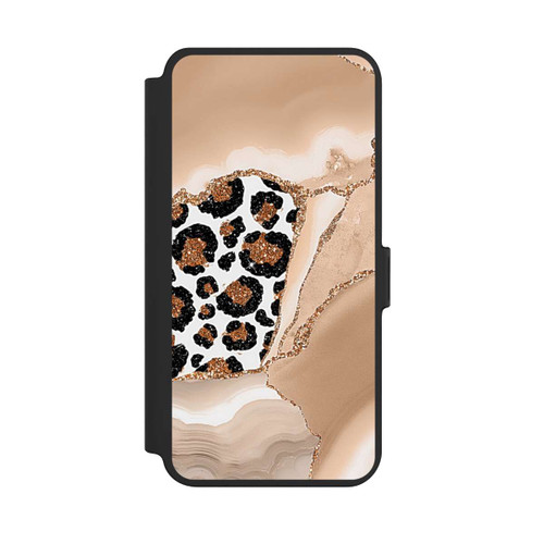 Samsung Galaxy S25+  NIVOflip  Muster und Texturen Hellgold