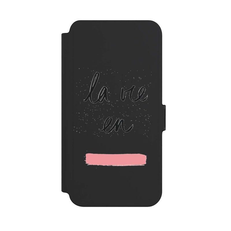 Galaxy S25 + NIVOflip La vie en Rose sans Fond