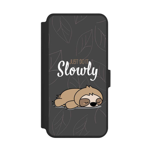 Samsung Galaxy S25+  NIVOflip Just Do It Slowly Sloth Grey