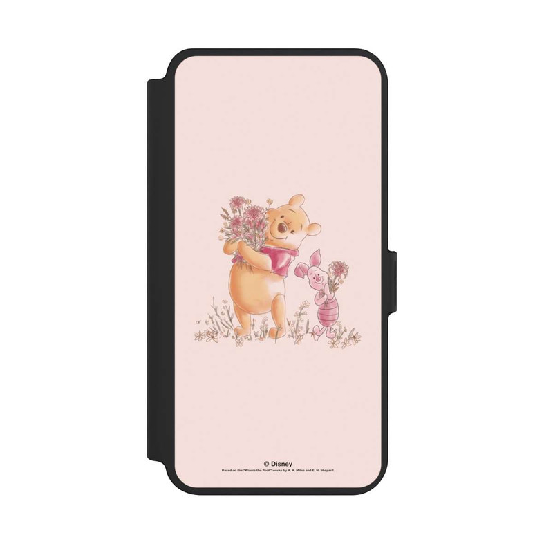Galaxy S25 + NIVOflip Winnie Puuh and Ferkel Blumen