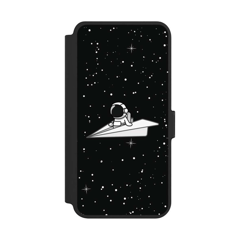 Galaxy S25 + NIVOflip Astronaut Paper Plane Comic