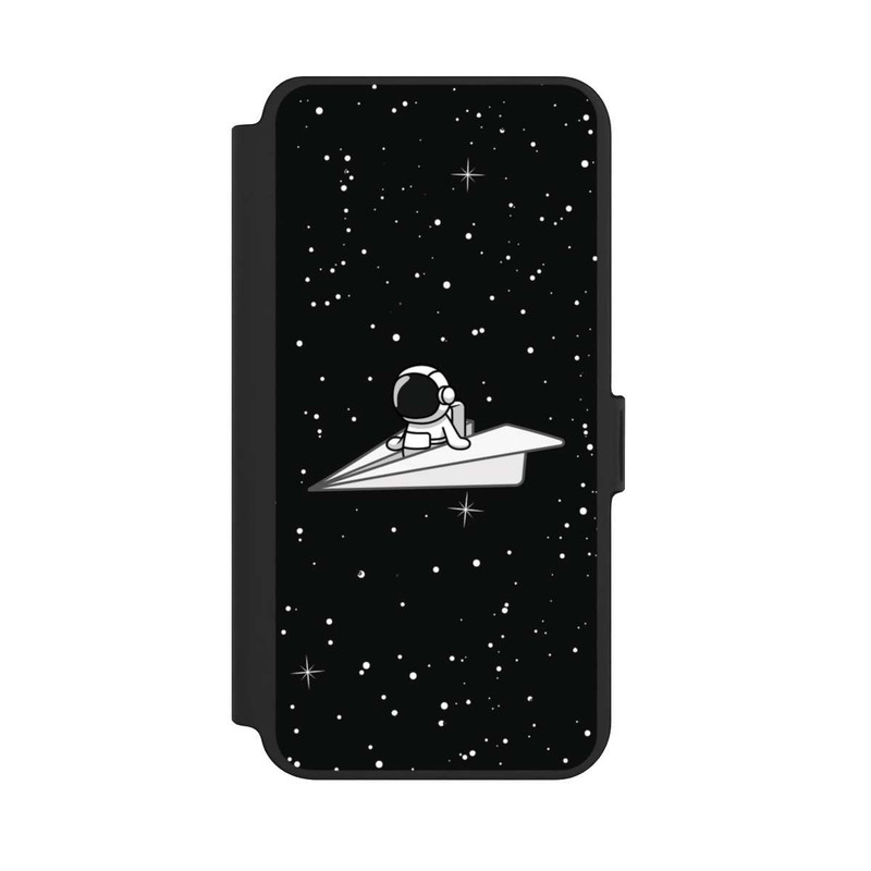 Galaxy S25 + NIVOflip Astronaut Paper Plane Comic