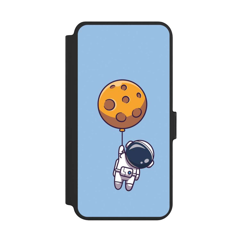 Galaxy S25 + NIVOflip Astronaut mit Mondballon