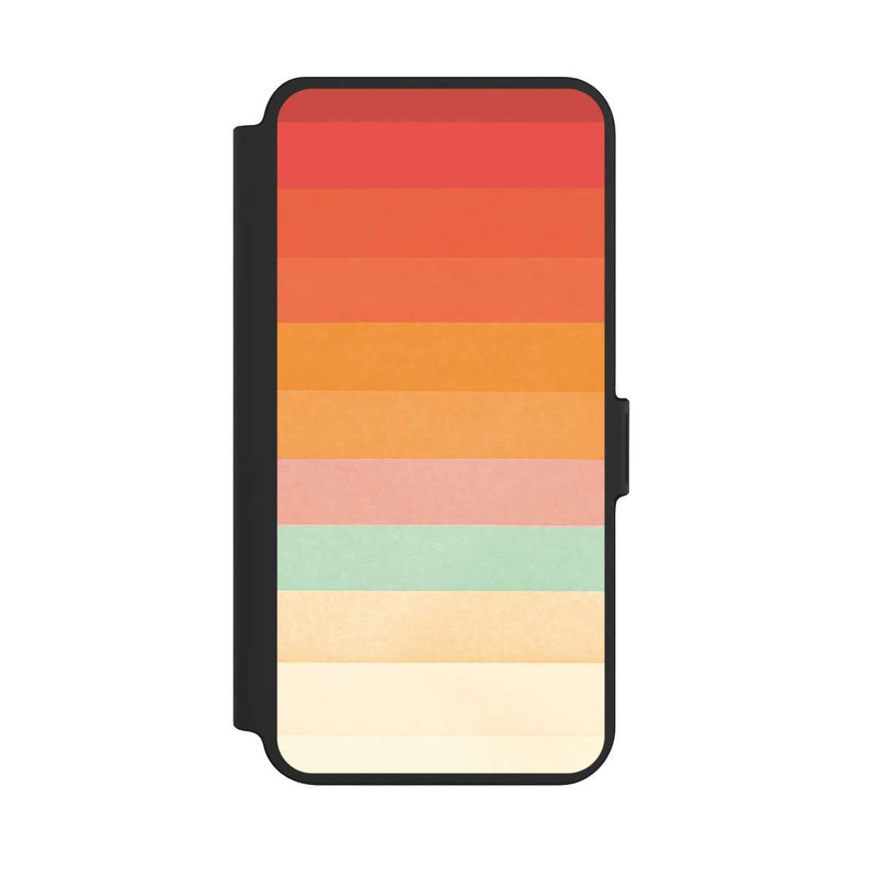 Galaxy S25 + NIVOflip Regenbogen Chevrons II