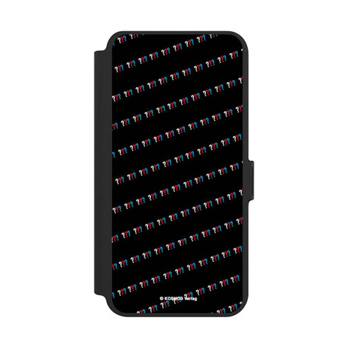 Samsung Galaxy S25+  NIVOflip Drei Fragezeichen Muster Schräg