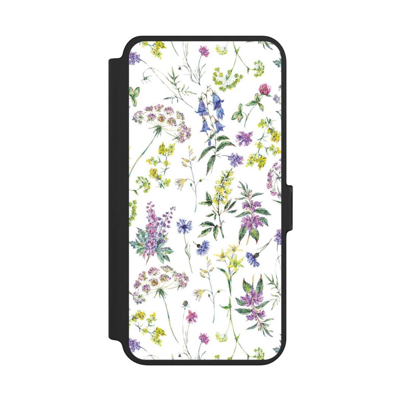 Galaxy S25 + NIVOflip Wald und Wiesenblumen