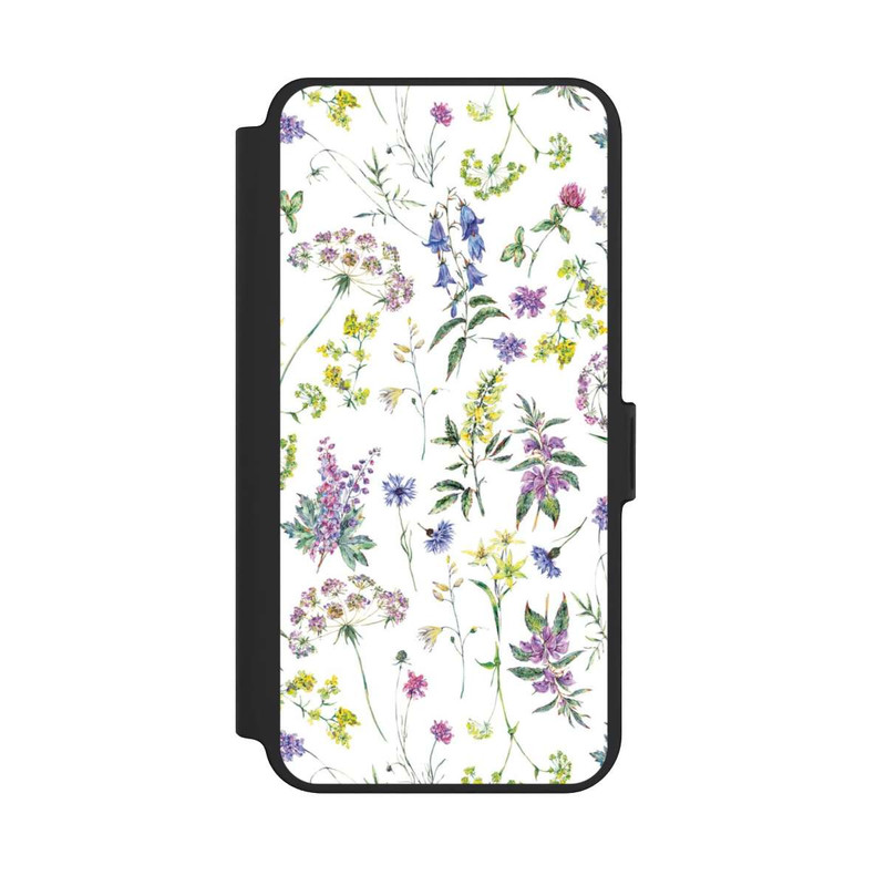 Galaxy S25 + NIVOflip Wald und Wiesenblumen