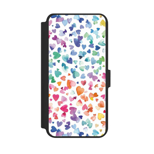 Samsung Galaxy S25+  NIVOflip Liebesherzen aquarell