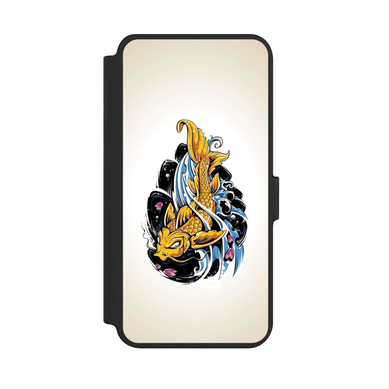 Galaxy S25 + NIVOflip Japanese Fish Illustration 