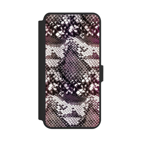 Samsung Galaxy S25+  NIVOflip Burgundy Snake Skin Pattern