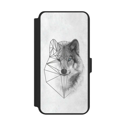 Samsung Galaxy S25+  NIVOflip Polygonaler Wolf