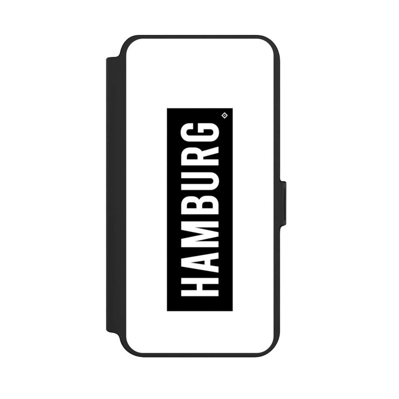 Galaxy S25 + NIVOflip HSV Hambourg noir et blanc